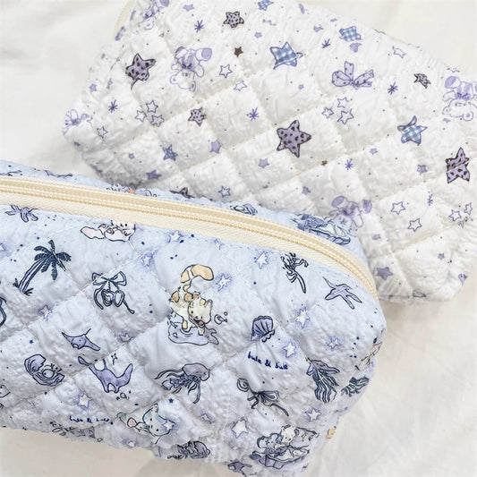 エンボスのキルティングペンケースですSu Zi Nian Cartoon embossed quilted pen case