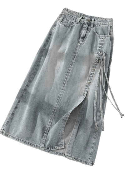 国風スリットスカートChinese-style slit skirt