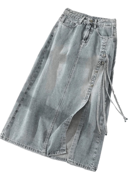 国風スリットスカートChinese-style slit skirt