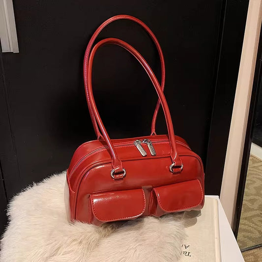 ボストン・ショルダーバッグBoston single-shoulder handbag