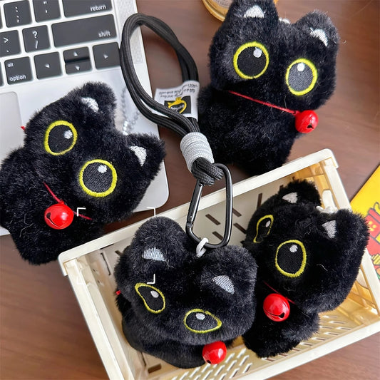 黒い猫のバッグ飾りですBlack little cat bag pendant