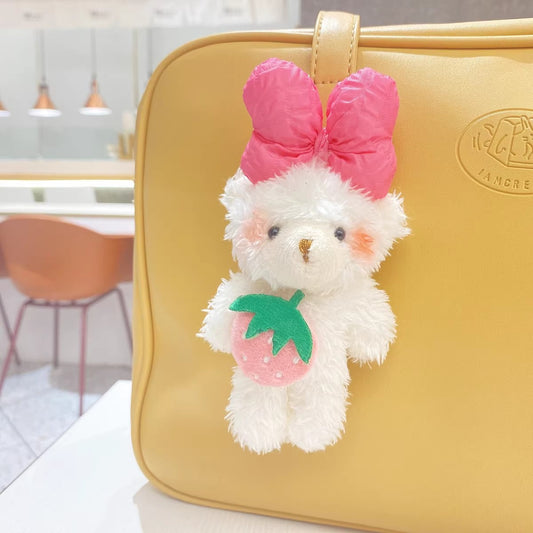くまのぬいぐるみのストラップですBear doll schoolbag pendant
