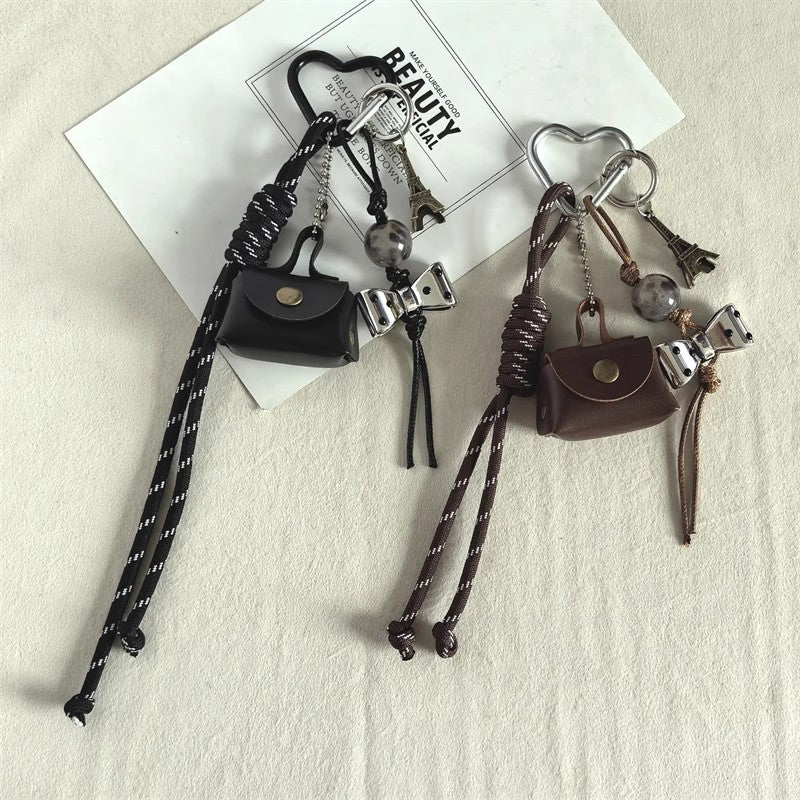 エッフェル塔リボンチャームEiffel Tower ribbon charm (black)