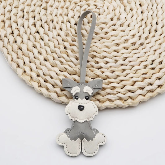 子犬バッグのストラップですLeather puppy bag pendant