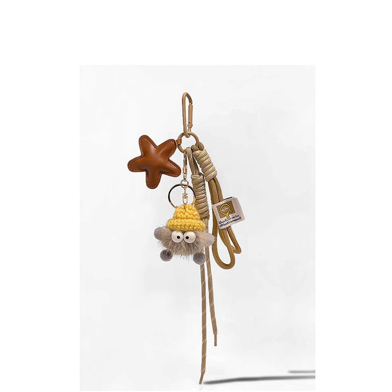 帽子付き星ススワタリチャームStar swatari charm with hat