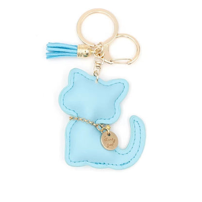 猫ちゃんのストラップPu革ですLittle cat pendant made of Pu leather