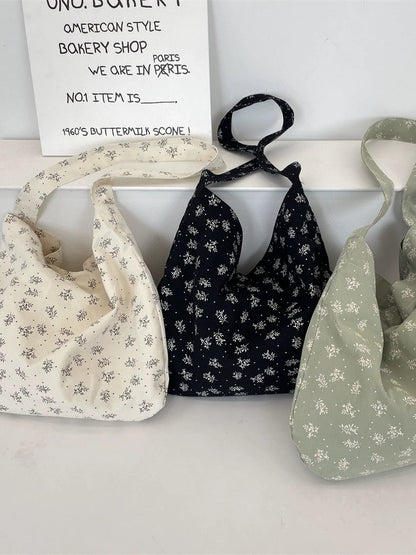 花柄キャンバスバッグですFloral canvas bag