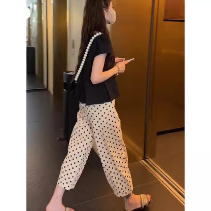 綿麻文芸スラックスですCotton and linen artistic casual pants