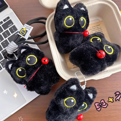 黒い猫のバッグ飾りですBlack little cat bag pendant
