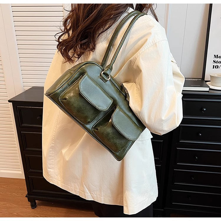 メイラードのレトロなショルダーバッグですMaillard vintage hand bill shoulder bag