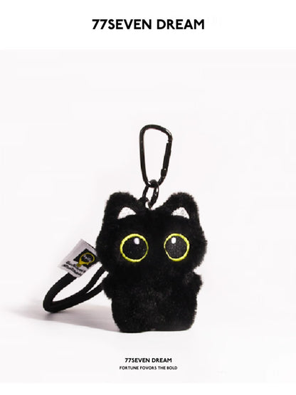 大きな目黒猫チャーム（無地）Big meguro cat charm (plain)