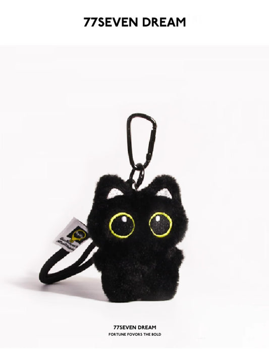 大きな目黒猫チャーム（無地）Big meguro cat charm (plain)