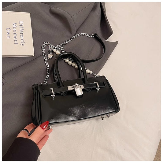 カジュアルショルダーバッグ流行爆発型ハンドバッグプラチナバッグVersatile crossbody bag, popular bestseller handbag, platinum