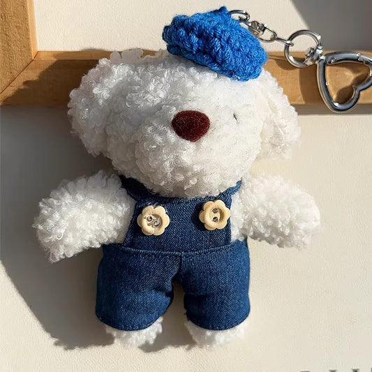 パンツにスカートの子犬ですOveralls, a skirt and a puppy