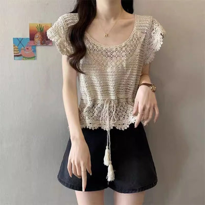 ニット半袖Knit sleeve