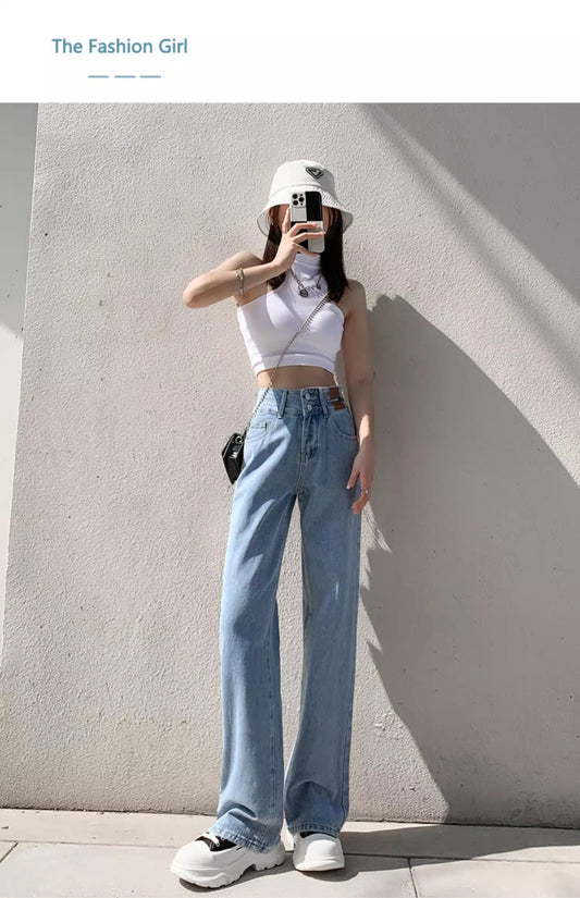 ゆったりとしたストレートパンツLoose straight-leg pants