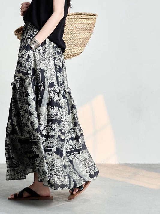 ボヘミアンペリス柄のリゾートドレスですBohemian Peris striped vacation dress