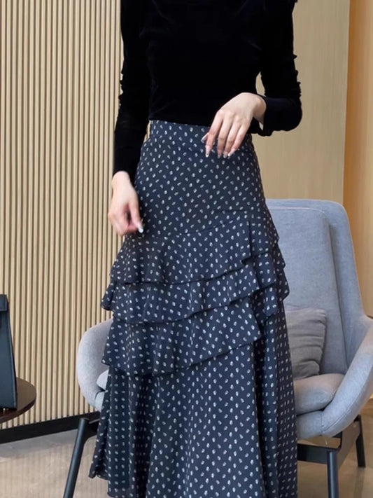 シフォンの花柄スカートですChiffon floral skirt