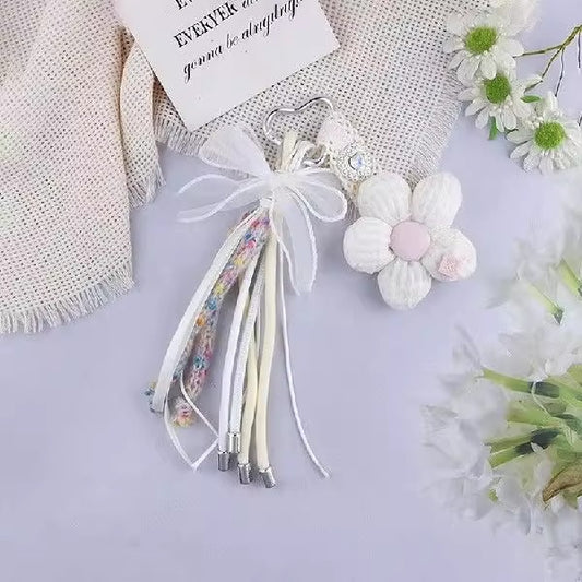 リボンフラワーチャームRibbon flower charm