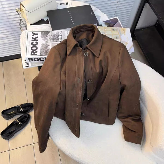 スエードのメイラードジャケットですThis is a suede mailed jacket.