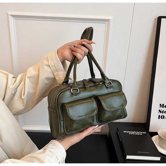 メイラードのレトロなショルダーバッグですMaillard vintage hand bill shoulder bag