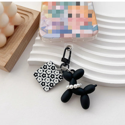 高級感ダーク系風船犬ですDark-themed balloon dog