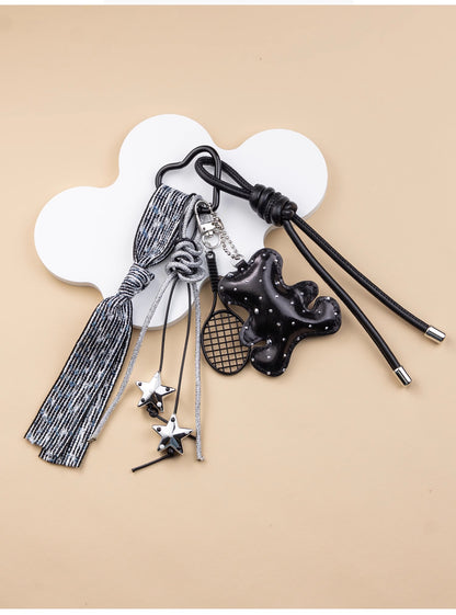 レザーコードハートチャームLeather cord heart charm
