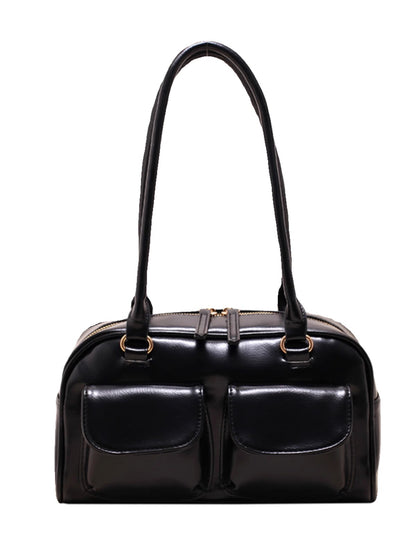 パッチワークカラーのボウリングバッグですNew multicolored bowling bag