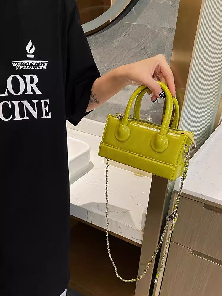 本革のシックなケースケースですExquisite genuine leather box bag