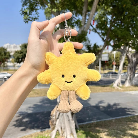 ふわふわ太陽バッグのストラップですPlush sun bag pendant
