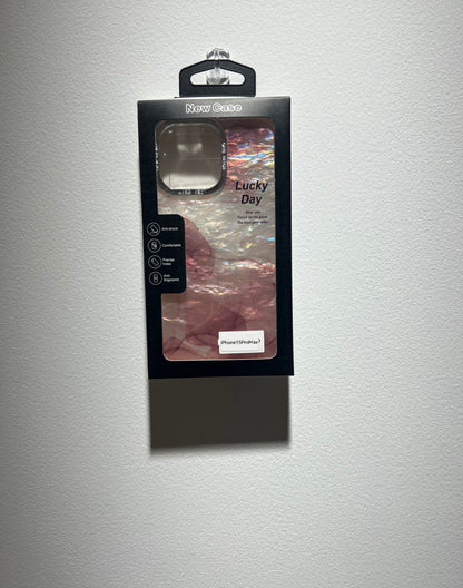 ピンクのブレンドシリコンスマホケース （ Pink - blended silicone phone case）（SJK034）